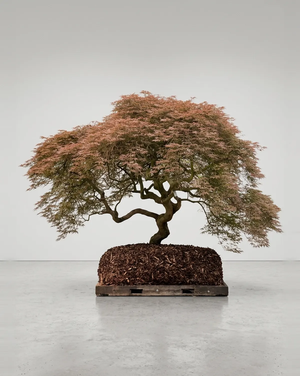 Solitärbaum kaufen: Acer palmatum dissectum 'Garnet' Nr. 1 – Schlitzahorn mit tiefrotem, überhängendem Blattschleier